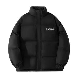 OASISVR Puffer Jackets Men's Stand Collar Thickened Padded Puffer Jacket