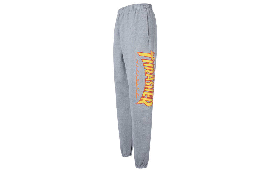 Thrasher Thrasher Large Fleece Lined Sweatpants US Version Unisex Dark Gray