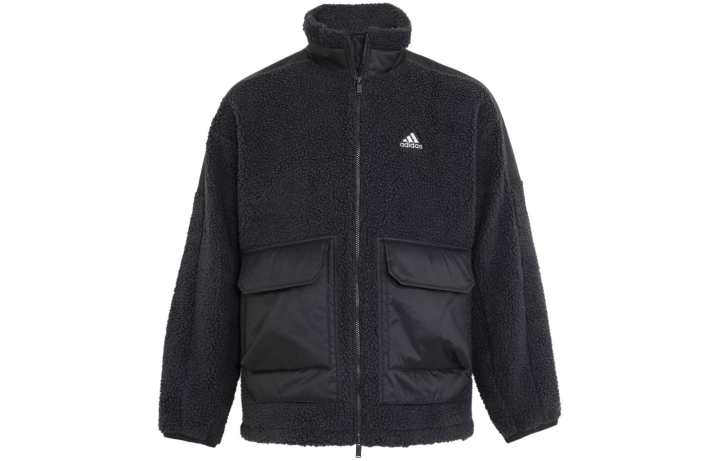 Adidas Adidas Jackets Men's Black Stand Collar Moderate Other