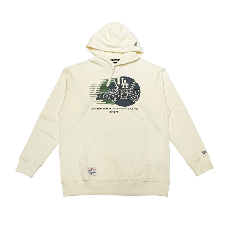 New Era Sweatshirts Unisex Ecru Hooded Non Detachable Moderate Other