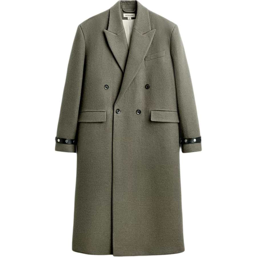 ZARA Nanushka FW24 Coat Men's Light Green