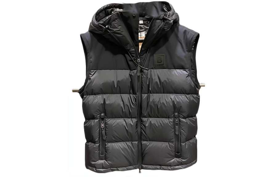 Burberry Sleeveless Vest Down Jacket Men's Black