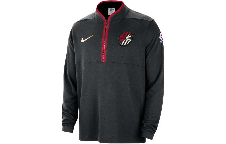 Nike Nike Portland Trail Blazers 2023/24 City Edition Men's Nike Dri FIT Nba 1/2 Zip Long Sleeve Top