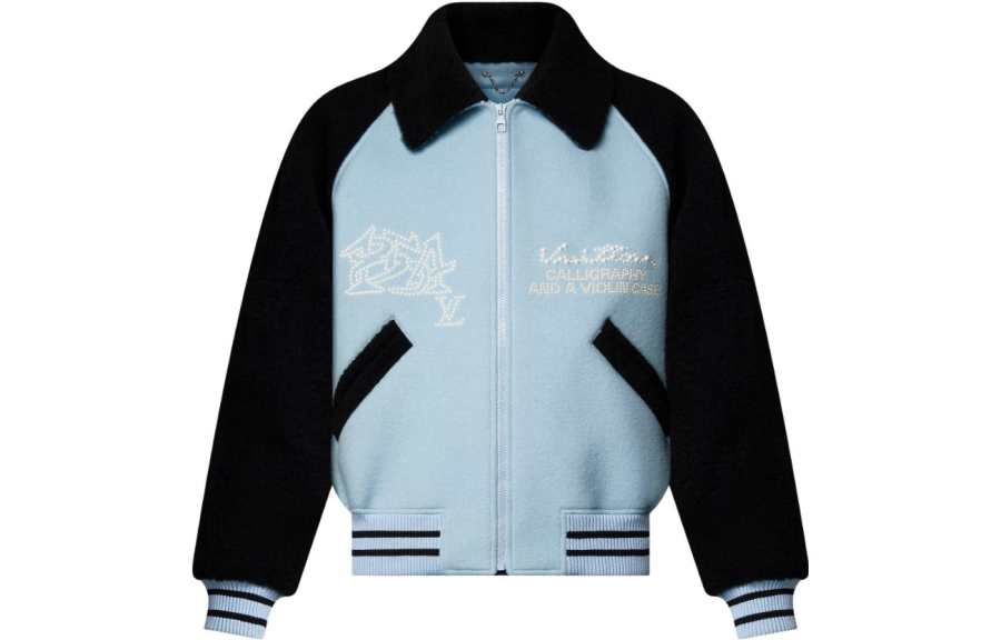 LOUIS VUITTON LOUIS VUITTON FW23 Baseball Jacket Men's Blue