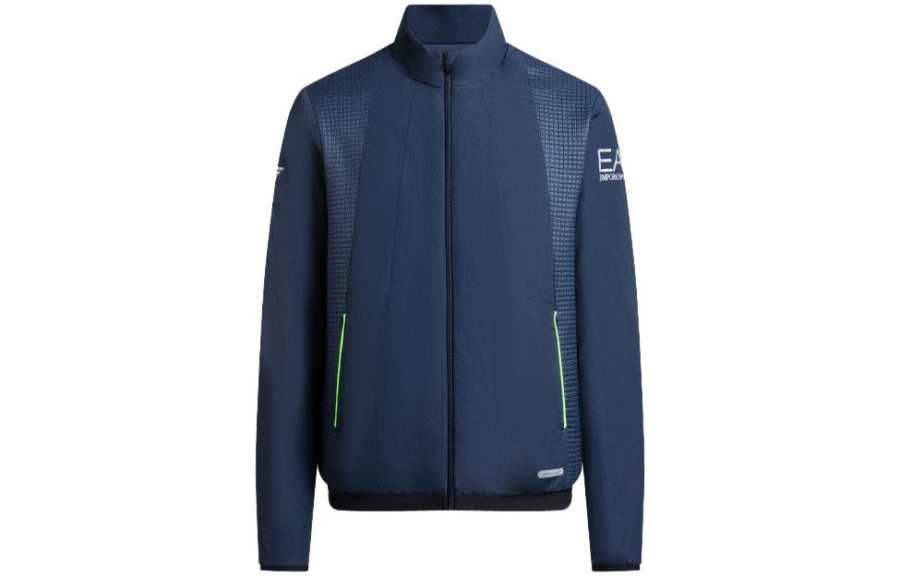EMPORIO ARMANI EA7 FW23 Puffer Jacket Men's Navy Blue
