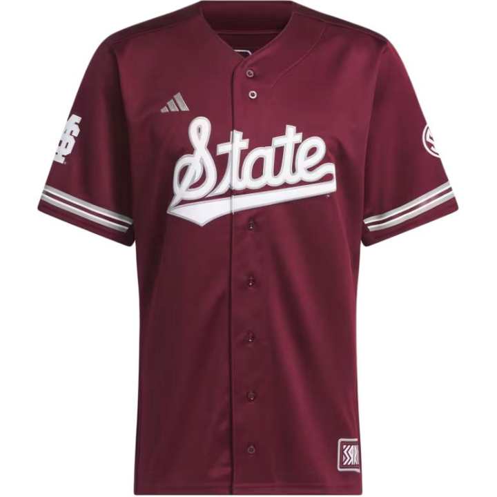 Adidas Adidas Mississippi State Reverse Retro Replica Baseball Jersey