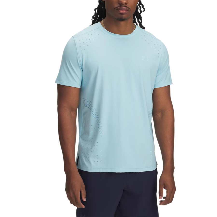 Under Armour Launch EliteIso Chill T Shirt Men's Blue