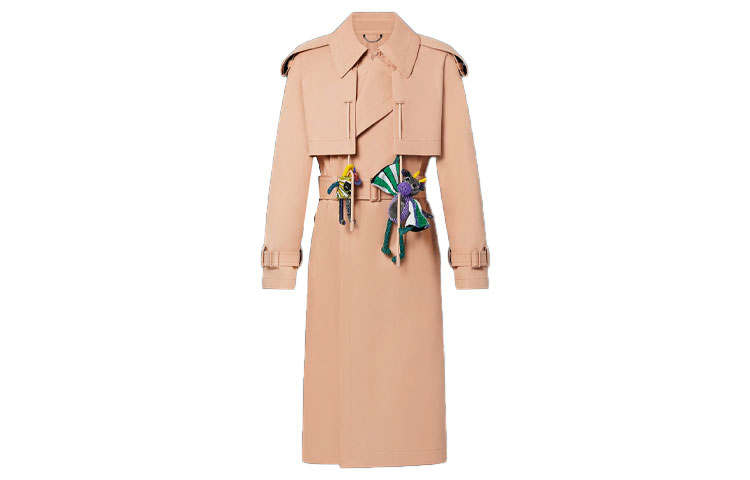 LOUIS VUITTON LOUIS VUITTON Trench Coat Men's Camel