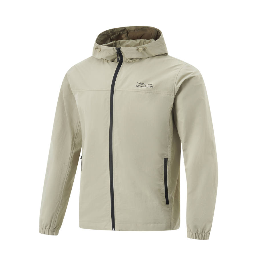 Li-Ning Li Ning Lotus Leaf Jackets & Coats Men's Limewash Gray