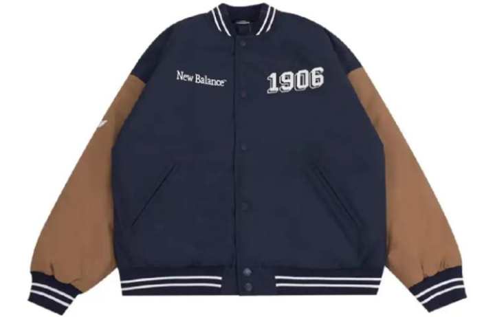 New Balance New Balance Baseball Jerseys Men's Navy Blue Baseball Collar Moderate Straight Fit