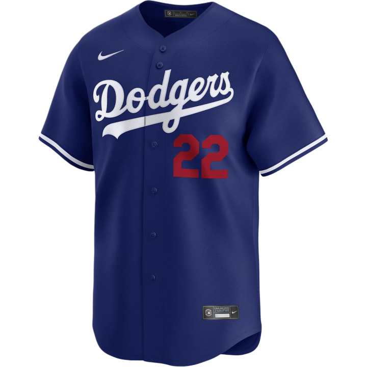 Nike Nike x MLB Dri FIT Los Angeles Dodgers Baseball Jacket Men's Blue