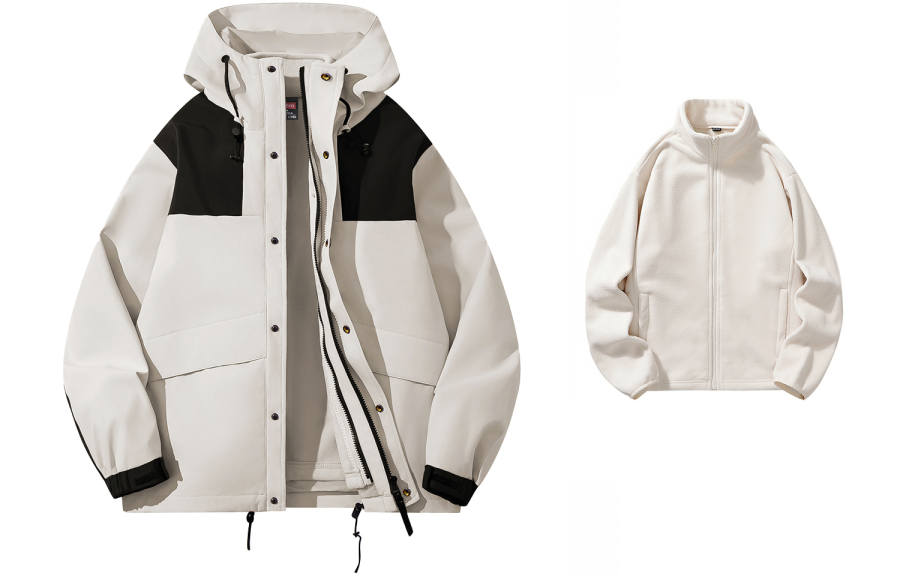 BALENO Waterproof, Windproof, Abrasion Resistant, Thermal Windbreaker Jacket Unisex