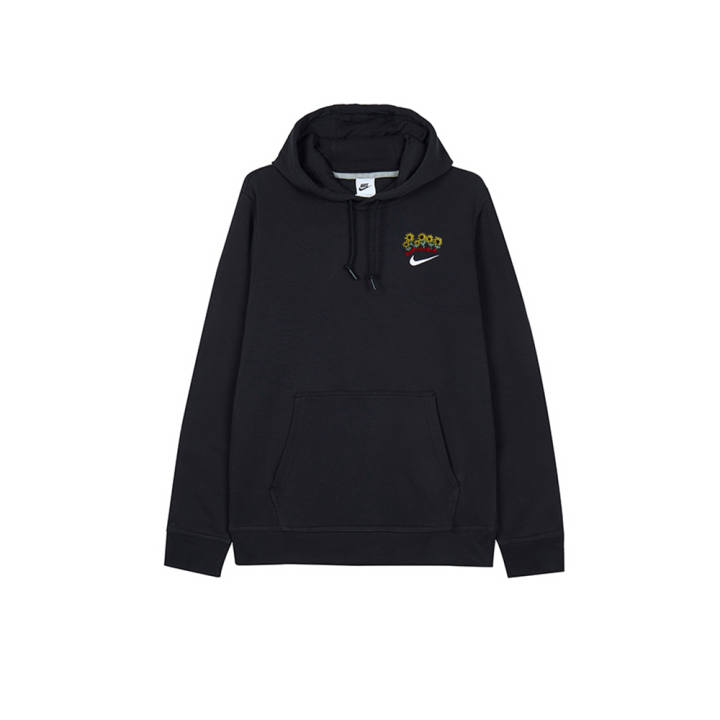 Nike Nike Sweatshirts Men's Black Hooded Thickened Regular