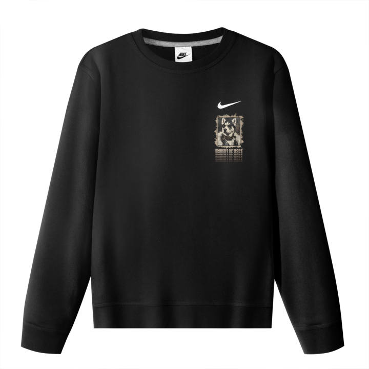 Nike Nike Sweatshirts Unisex Black Crew Neck Moderate Regular