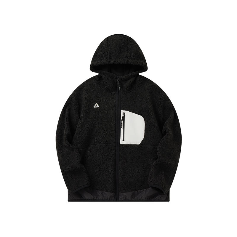 PEAK PEAK Velvet feel Coat Unisex Black