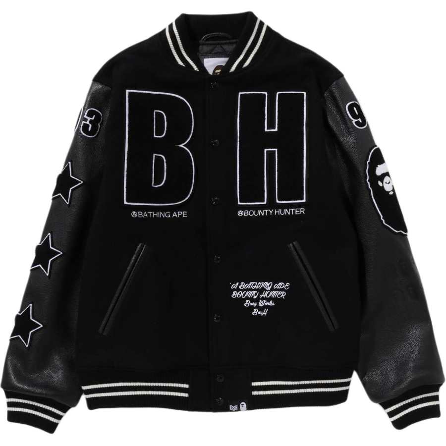A BATHING APE A BATHING APE Baseball Jacket Unisex