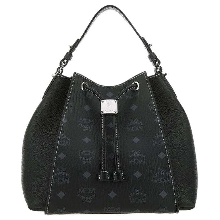MCM MCM Leather Handbag Women's Black