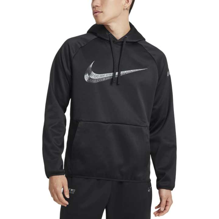Nike Nike Sweatshirts Men's Black Hooded Moderate