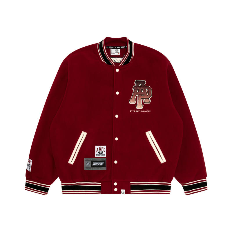 Aape Aape logo varsity jacket
