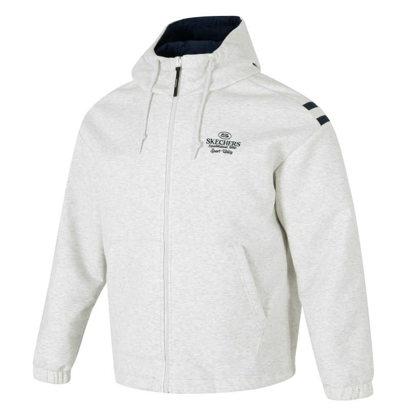 Skechers Sports League Collection Jackets & Coats Men's Light Heather Gray