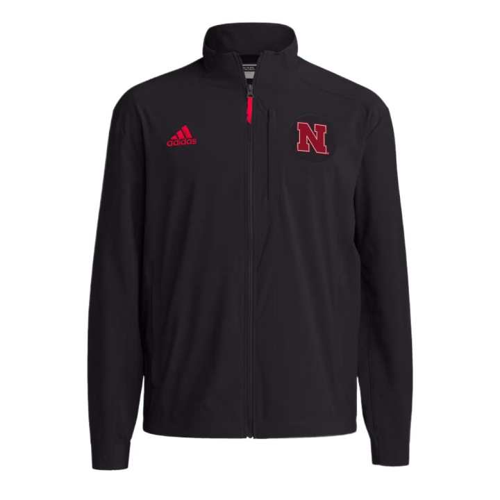 Adidas Adidas Free Shipping With AdiClub Nebraska Cornhuskers Long Sleeve 1/4-Zip Knit Jacket