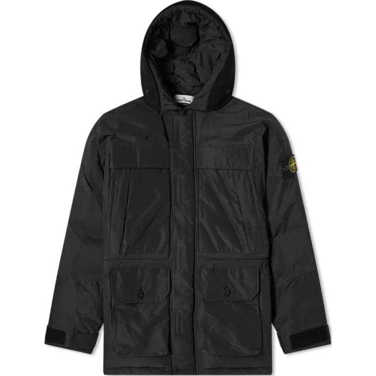 STONE ISLAND Jackets & Coats Men's Black