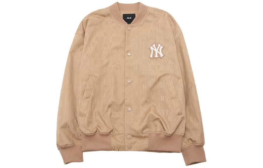 MLB MLB SS24 Baseball Jacket Unisex Dark Sand Brown