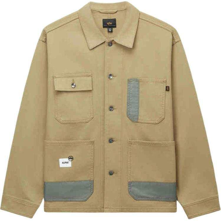 Alpha Industries Alpha Industries contrast-panel cotton jacket