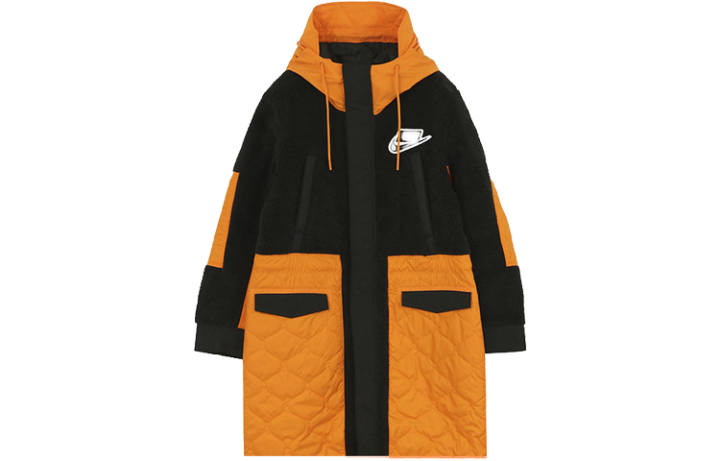 Nike Nike Sportswear Sport Pack Synthetic Fill Parka Coat Men's Orange Yellow