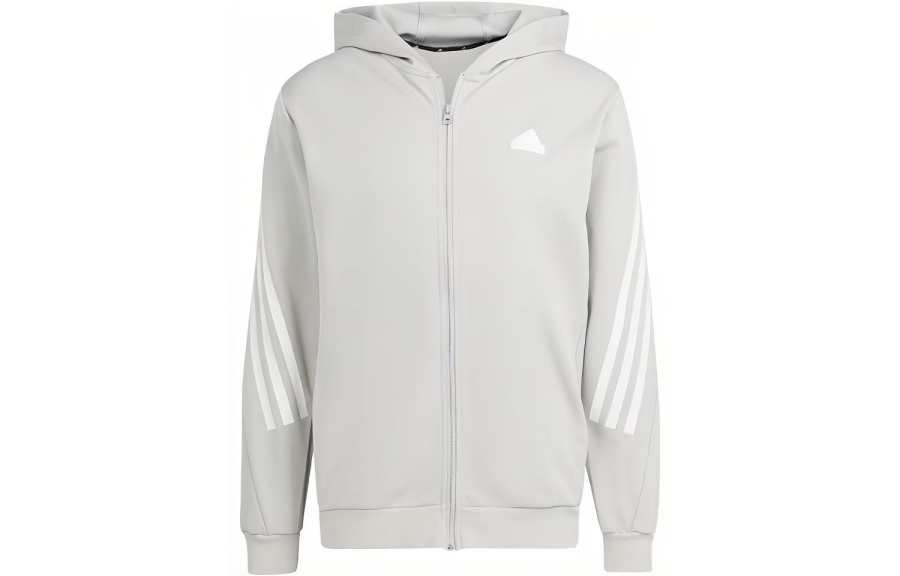 Adidas Adidas Future Icons Future Icons 3 Stripes Full Zip Hoodie Jackets & Coats Men's Gray