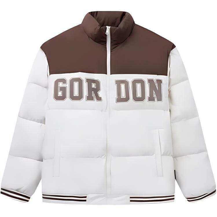 361° Down Jacket Men's Light Beige Gray/Coconut Brown