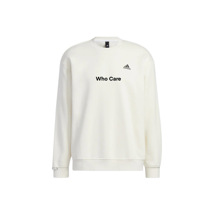 Adidas Adidas Sweatshirts Unisex White Crew Neck Moderate Regular