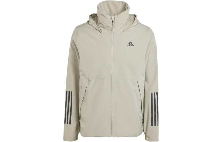 Adidas Adidas 3 Stripes Jackets & Coats Men's Pebble Silver Gray
