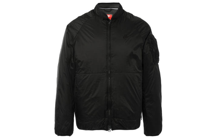 Nike Nike Puffer Jackets Men's Black Baseball Collar Moderate Puffer Jacket