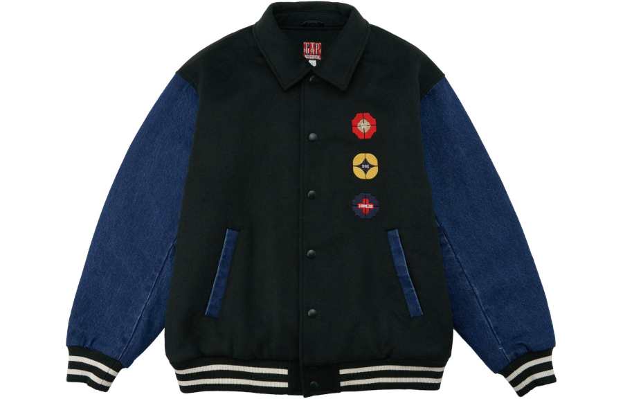 GAP GAP x DOE FW23 Baseball Jacket Unisex Black