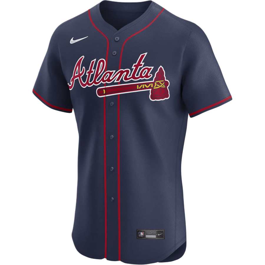 Nike Nike Dri FIT ADVAtlanta Braves Baseball Jacket Men's Marine Blue