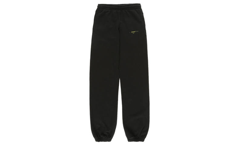 OFF-WHITE OFF WHITE FW19 Knitted Sweatpants Men's Black