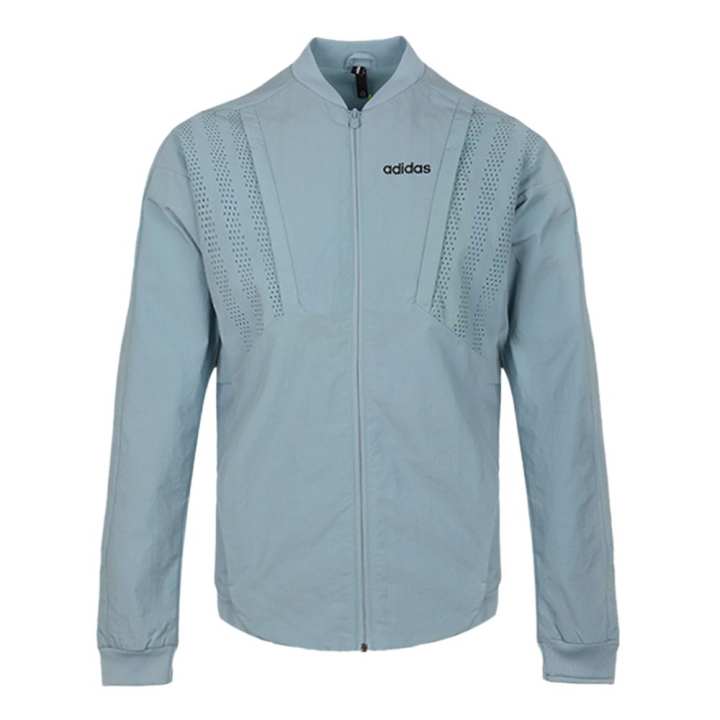 Adidas Adidas Jackets Men's Gray Blue Lapel Moderate Other