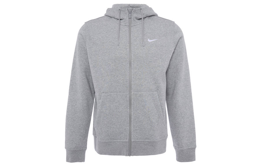 Nike Nike Sports Life Collection Fleece Lined Thermal Hooded Athleisure Jackets & Coats Men's Gray