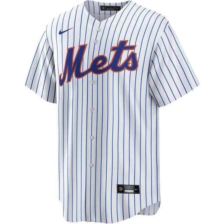 Nike Nike X MLB Darryl Strawberry New York Mets Replica Baseball Jacket Men's White