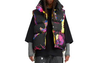KHRISJOY FW23 Down Jacket Men's Black Pink