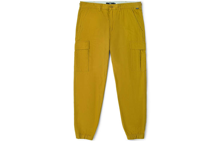 Vans SVANS Casual Pants Men's Yellow Green