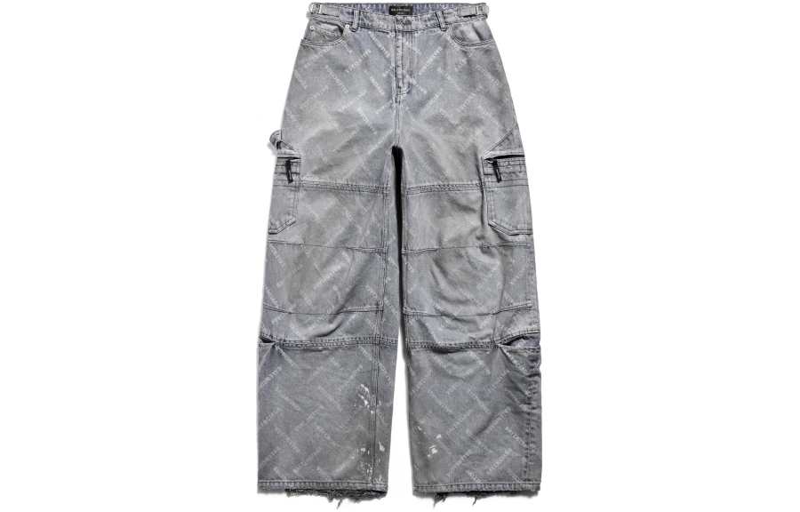Balenciaga Denim Cargo Pants