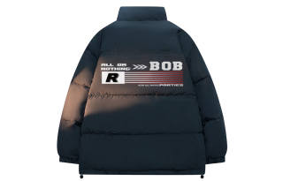 BOBBY ABLEY Down Jackets Unisex Stand Collar Thickened Puffer Jacket
