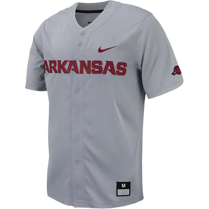 Nike Nike Arkansas Men's Nike College Replica Baseball Jersey