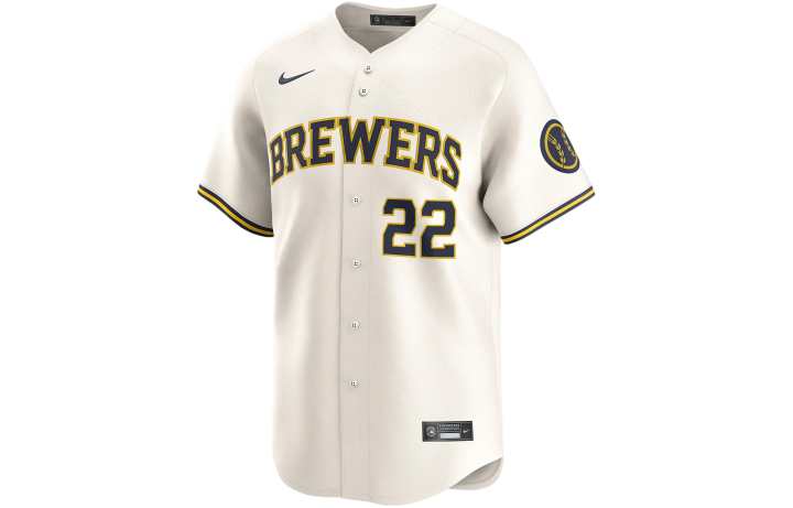 Nike Nike Christian Yelich Milwaukee Brewers Men's Nike Dri-FIT Adv Mlb Limited Jersey