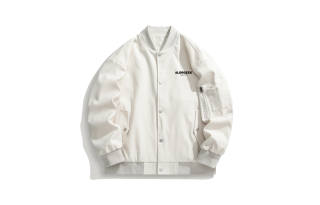ALORGEEK Preppy Style Basic Brand Letter Logo Print Biker Style Single Placket Loose Fit Casual Versatile Fleece Lined