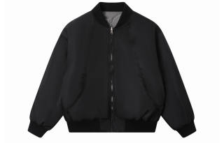 TGNS Baseball Jacket Unisex Black