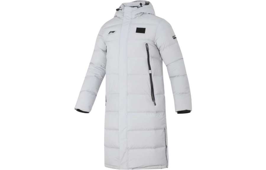 Li-Ning Li Ning Badminton Collection Down Jacket Unisex Coin Gray