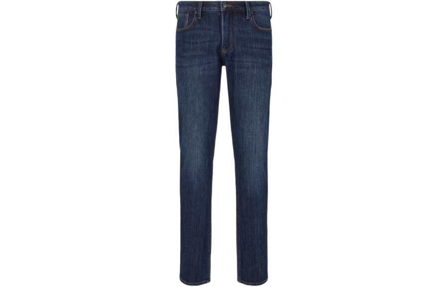 Emporio Armani washed straight-leg jeans